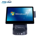 OEM desktop electronic cashier register machine cheap 15.6 inch all in one pc tv barebone computer