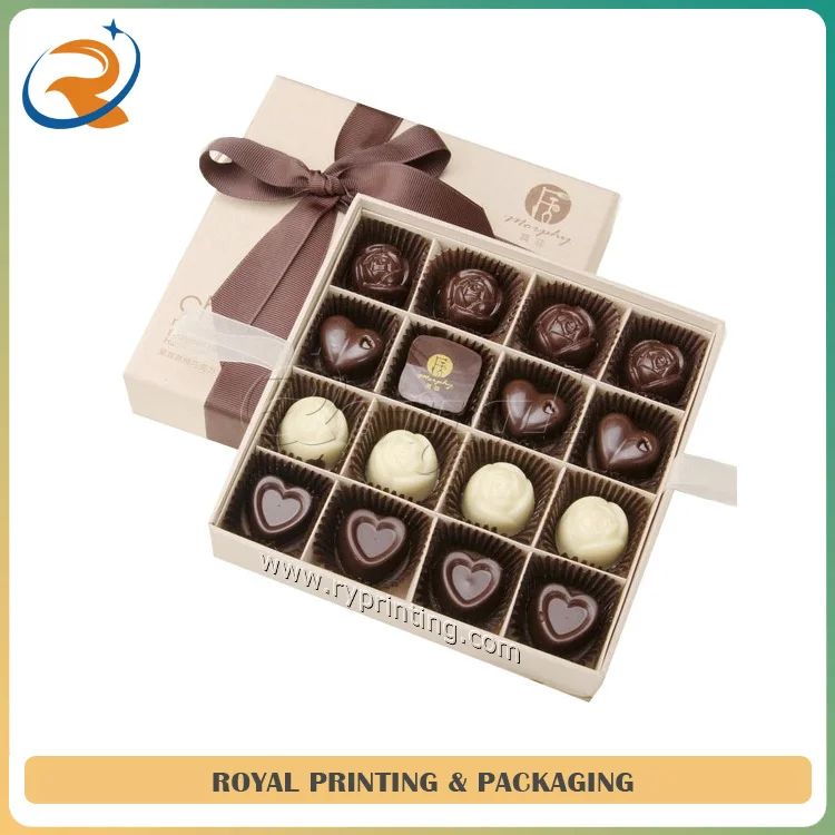 luxury gift chocolate food packaging confection paper candy