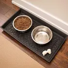 Waterproof Placemat Water Food Spill Proof Dog Cat Pet Bowl Tray for Dog Cat Pets