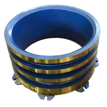 High manganese steel casting bowl liner cone crusher concave stone crusher machine parts