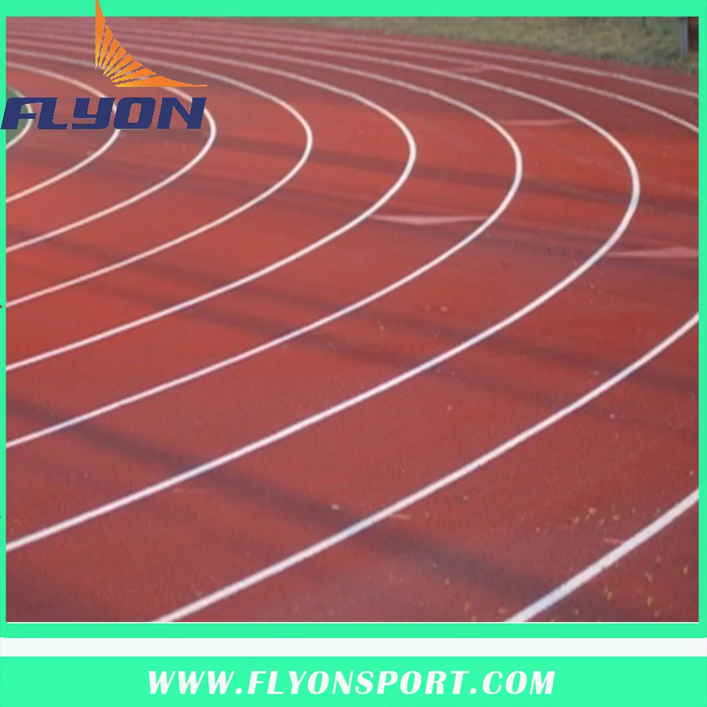 Sandwich Track With Rubber Running Track / Rubber Track Material