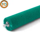 Custom PVC nylon bristle cleaning brush roller spiral brush for dusting