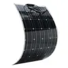 Solar pv module Monocrystalline 100W semi flexible solar panel