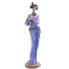 Resin Long Dress Standing Women for Home Decor