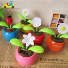 Toys Solar Dancingtoys For Sale Eco Toys Solar Energy Solar Dancing 2 Green-leaves Flower Design You Are My Sunshine//
