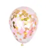 Hot sell Wedding Birthday Party Multi Color confetti Ballons Round Decorative Ballon latex Balloon