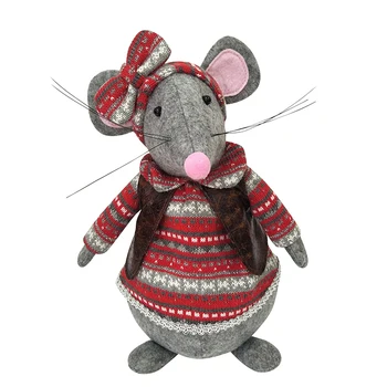 stuffed christmas mouse