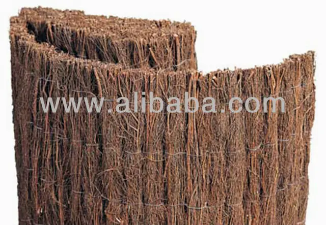 brushwood fence