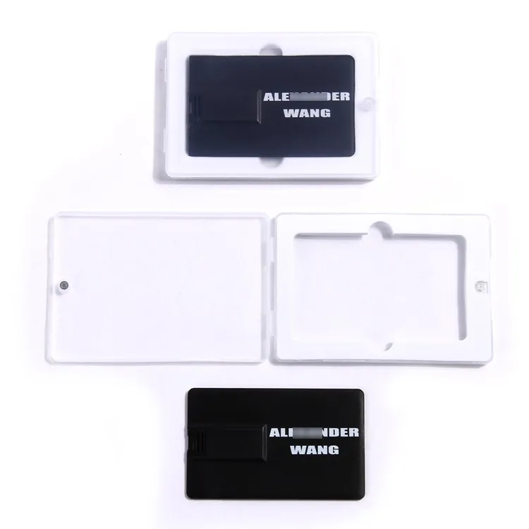 plastic business card usb pen drive