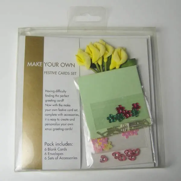 promotional gifts diy card set / paper craft kit for kids / eva