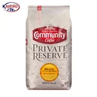 Smell Proof White Kraft Paper Cement Transparent Plastic Side Gusset Pouch