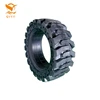 QIYU brand 33X12X20 12-16.5 Skid steer loader solid tyres with rim for bobcat wheel loader