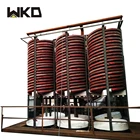Cheap mineral processing spiral concentrator zircon sand spiral chute machine for mineral separator
