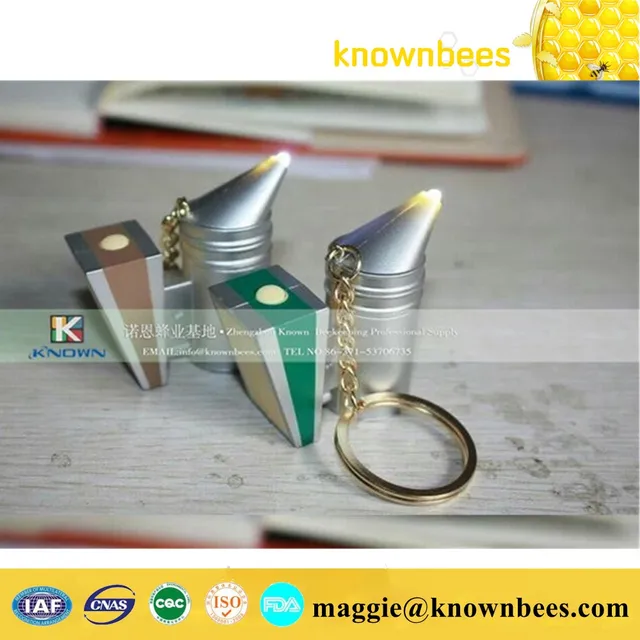new design promotinal gif toy projector bee smoker led keychain