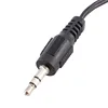 3.5mm Male Stereo Vga to 2 RCA Stereo Conversion Cable Plug Jack Audio Speaker Adapter Cable for iPod Mp3 Mp4 Player 1M
