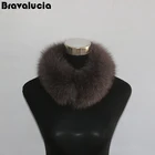 Elegant Fashion Quality Rex Fur Scarf Real Fur Grass Collar Warm Autumn And Winter Ladies