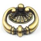 Antique brass zinc alloy ring pull handles for cabinet door P029