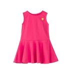 Baby Summer Girls Solid Dress One Year Old Children Dress with Underwear