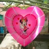 whole sale stainless steel wind spinner--heart & micky mouse
