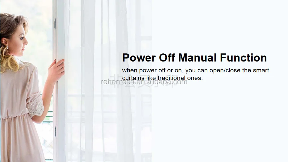 Motorized electric wifi curtain motor wireless smart curtain with rail track support customised logo - ANKUX.COM
