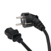 Power cord KEMA-KEUR VDE approval H03VVH2-F/H05VV-F 2*0.75mm2 C13 power cord cable