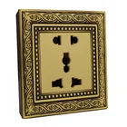 Switch and socket factory PC and Metal 16A lighting 2 gang 1 way control electric wall light switch