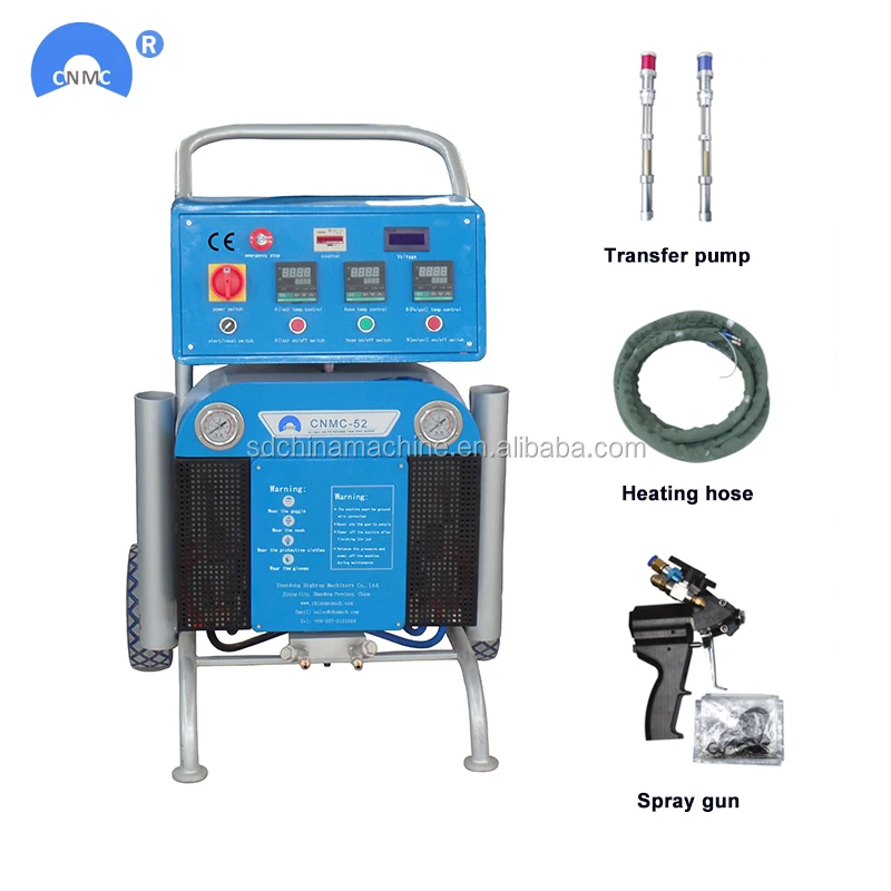 Pneumatic driven portable 18KW heating power polyurea spray equipment/pu foam machine