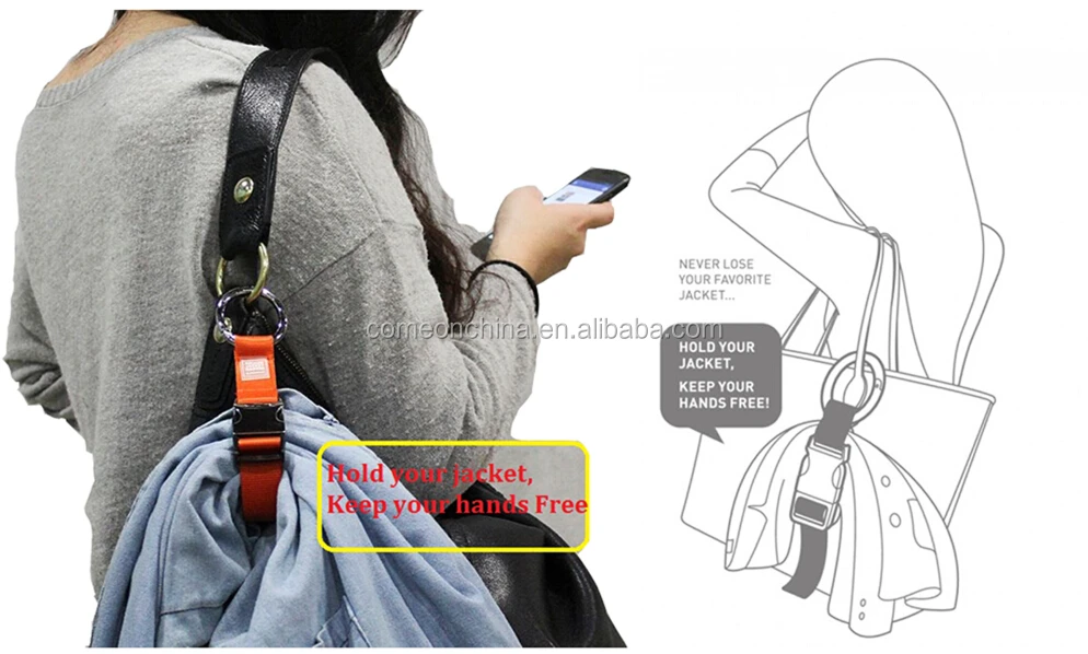 Luggage Strap Travel Jacket Gripper Hands Free Bag Holder Buy Jacket