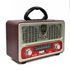 Kemai radio am fm multi band vintage radio with usb am fm radio mp3 speaker