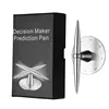 Office Desk Magnetic Rotating Compass Stand Pen Divination Ideas Decision Maker Prediction Pen Reduce Stress Fidget Spinner Pen