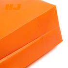 Orange Recycle Shopping Bag Non Hot Selling Custom Waterproof Recyclable Orange Non Woven Shopping Bag