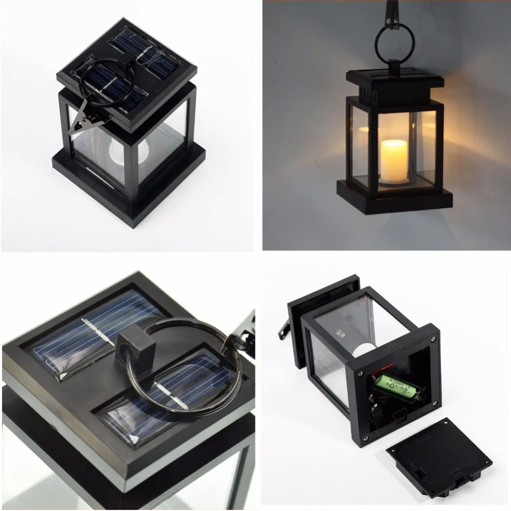 solar outdoor lantern candle 4