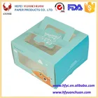local food paper box packaging for cake with unique printing