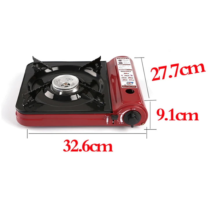 2018 Mini Camping Outdoor Hiking Topflame  Red Portable Butane Gas Stove Survival Kit Gas  Stoves