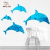 Colorcasa non removable kids stickers wholesale wall stickers home decor fishes