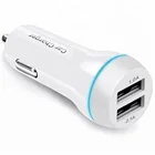 CE approved car charger dual usb converter 5V 2.1A/1A fast charging