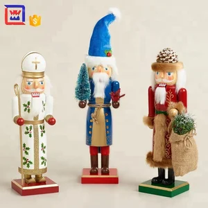 christmas wooden toy soldier nutcrackers for decoration