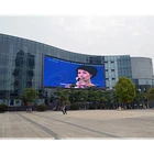 Wholesale wedding stage led screen trade show booth display backdrop with gold supplier