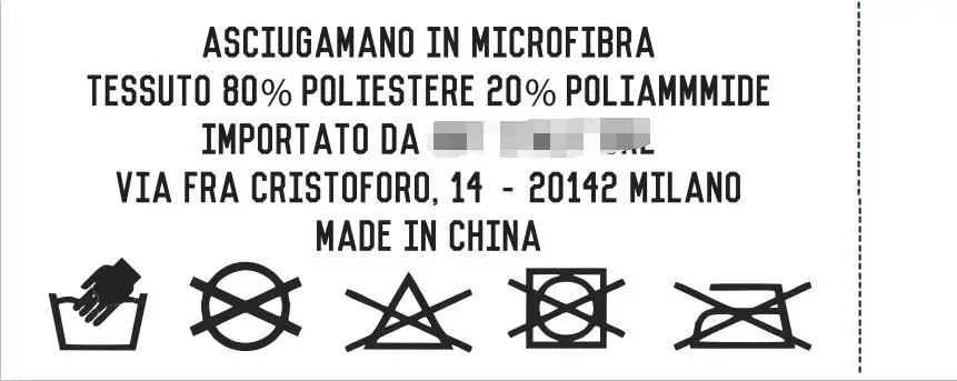wash label