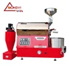 CE certified 3kg Coffee roaster with coffee grinder for small coffee roasting business