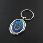 Japan anime colorful printing floating wedding souvenir keychain