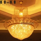 Chic CE Certification Golden Hanging Chandelier Lamp