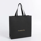 Luxury and Fashion Black Paper Shopping bag