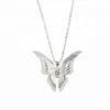 New product alloy butterfly pendant fashion necklace for wedding