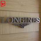 Company Name Sign Metal Customized Stainless Steel Metal Letter 3d Business Company Name And Logo Sign