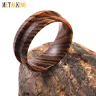 Rings Blank Ring Nature Tiger Stripes Wood Rings Core 4mm Width 1.3mm Depth Blank For Inlay Turquoise Opal Shell
