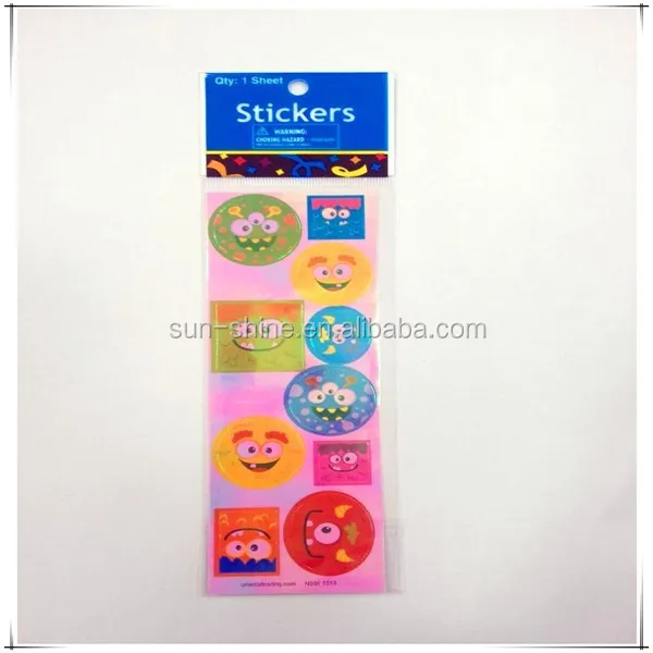 smile face stickers for kids