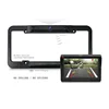 American DIY digital Solar power vehicle Rear Vision camera car rearview wireless license plate frame backup camera system