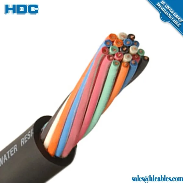 10 PAIR TWISTED PAIRS INDIVIDUAL/OVERALL SHIELD ARMOURED FIRE RETARDENT STRANDED COPPER CABLE