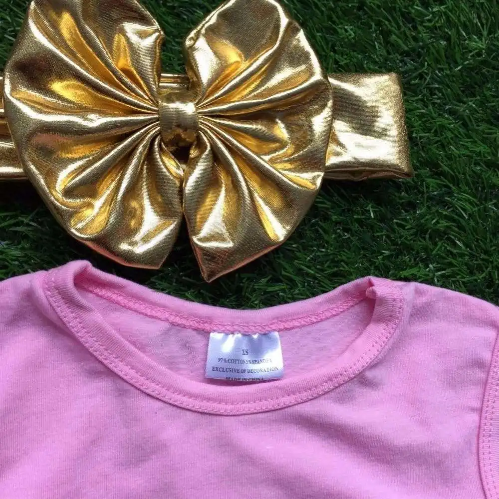 baby girls Summer dress pink best friend dress girls sister dress girls Tassel dress with accessories